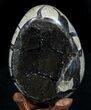Septarian Dragon Egg Geode - Crystal Filled #37358-2